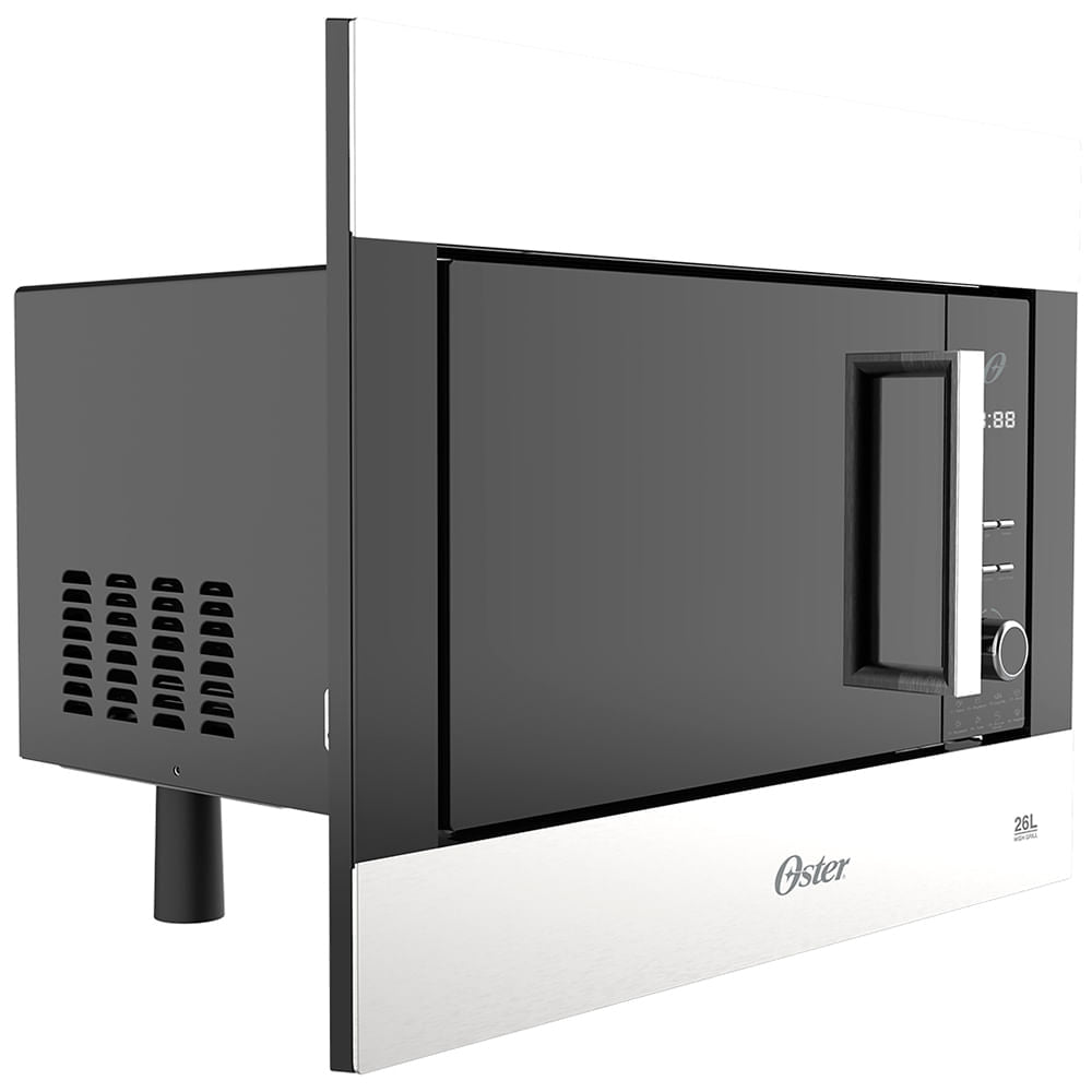 Micro-ondas de Embutir Oster Black Inox 26L bivolt
