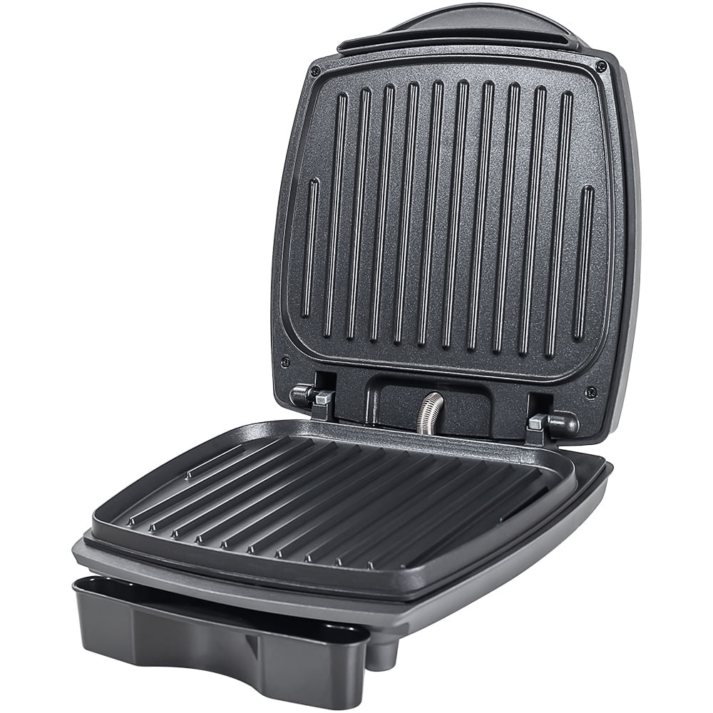Grill Elétrico Burguer Oster 2 em 1 com Estufa bivolt