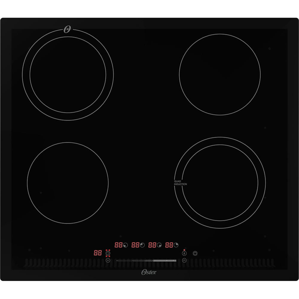 Cooktop por Indução 4 Bocas Oster Touch Screen - 220V
