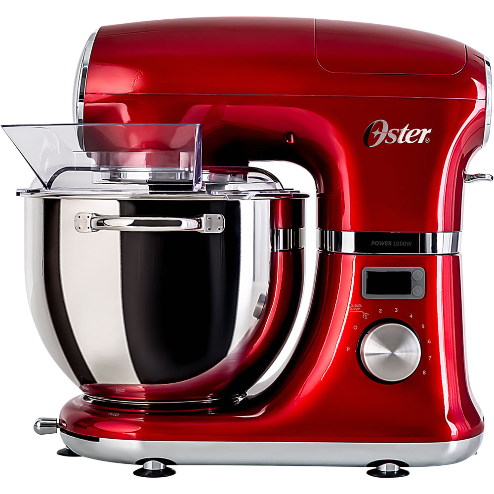Batedeira Planetária Digital Oster Bowl Inox 5L - bivolt