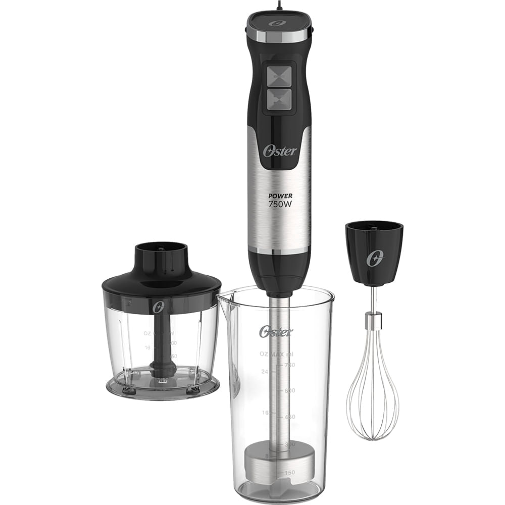 Mixer Power Oster Black Inox 3 em 1
