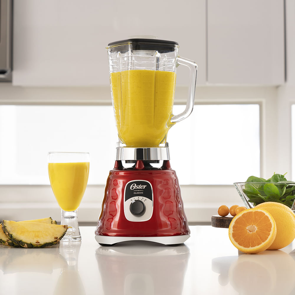 Liquidificador New Osterizer Clássico Vermelho Oster 1,25L bivolt