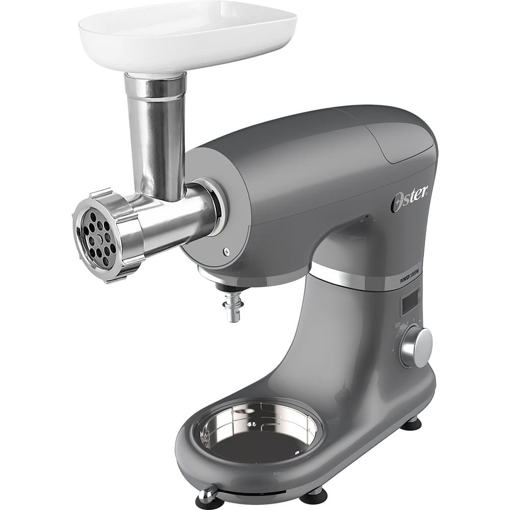 Kit Batedeira Planetária Cinza Digital com Moedor de Carne Oster