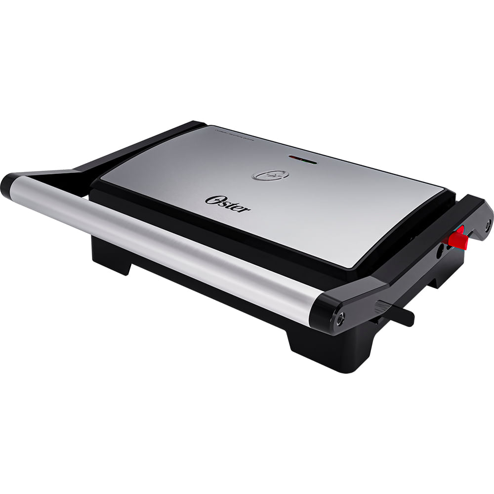 Mini Grill Elétrico Oster Inox 2 em 1 bivolt