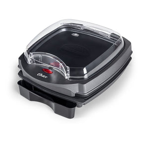 Grill Elétrico Burguer Oster 2 em 1 com Estufa bivolt