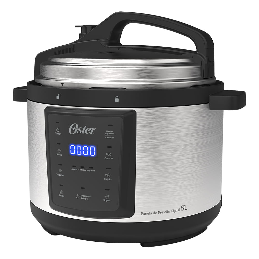 Panela de Pressão Elétrica Digital 5L Oster bivolt