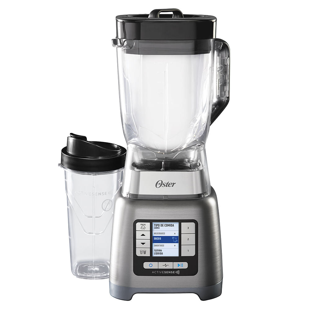 Liquidificador Digital Oster Active Sense™ Inox 2L com Blend N Go