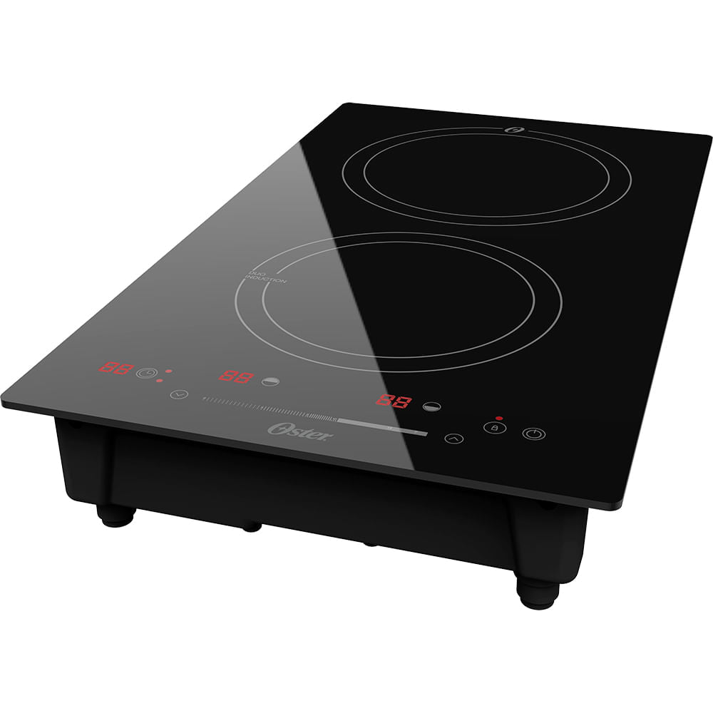 Cooktop por Indução 2 Bocas Oster Touch Screen 2 em 1 - 127V