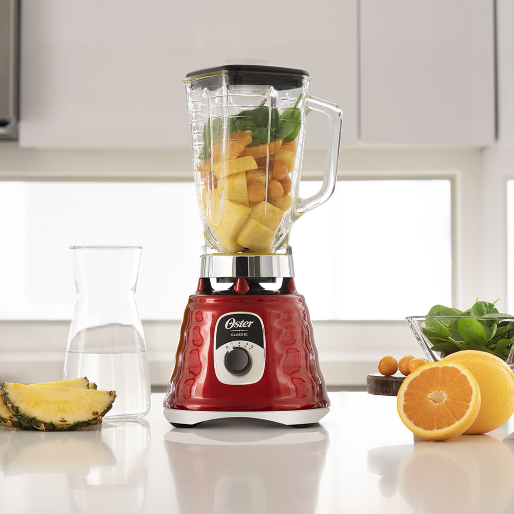 Liquidificador New Osterizer Clássico Vermelho Oster 1,25L bivolt
