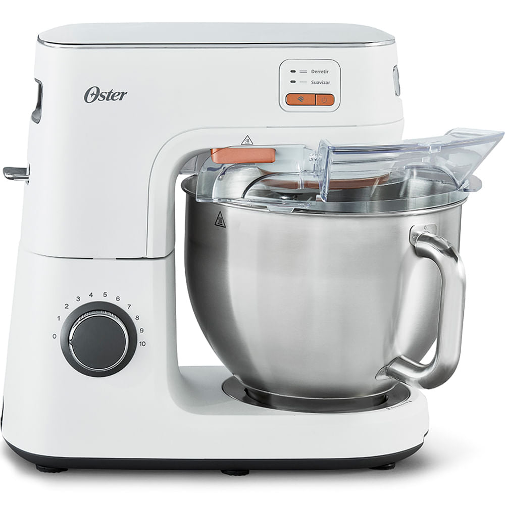 Batedeira Planetária Tecnologia Heatsoft™ Oster Bowl Inox 5,2L